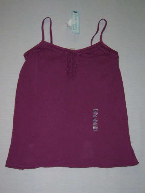 Old Navy Tank Top Plum Lace - Click Image to Close