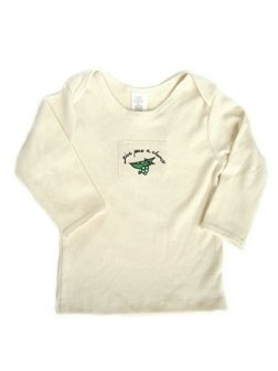 Organic Cotton Shirt Peas - Click Image to Close