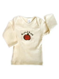 Organic Cotton Shirt Pumpkin - Click Image to Close